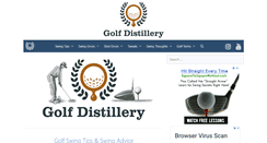 Desktop Screenshot of golfdistillery.com